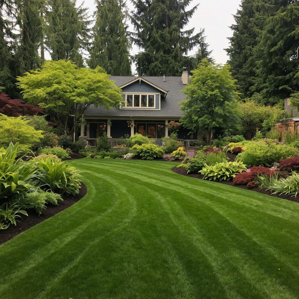 lush lawns in the pacific northwest