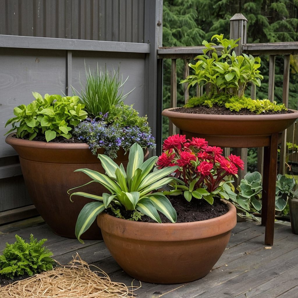 Container gardening is a practical and rewarding method for growing plants throughout the year.